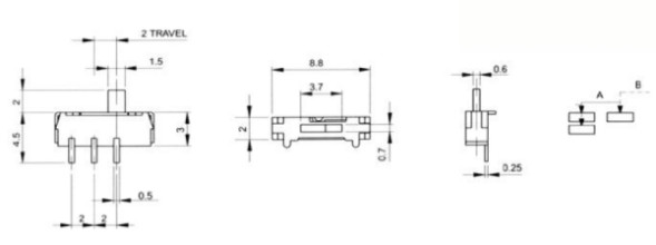 Переключатель MSK-12D18G2