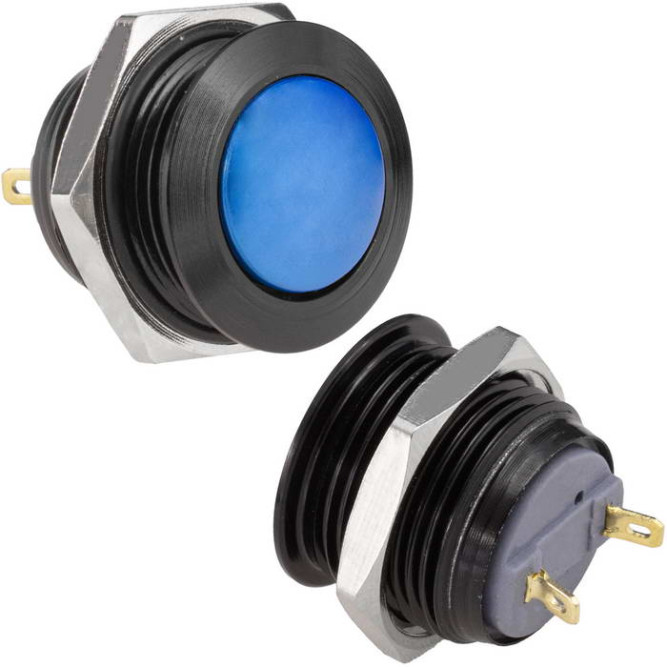 Кнопка антивандальная GQ16B-10/J/B/Bl/N off-(on)