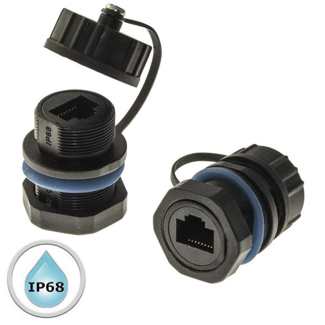 Разъем герметичный RJ45M20ZO-6AG