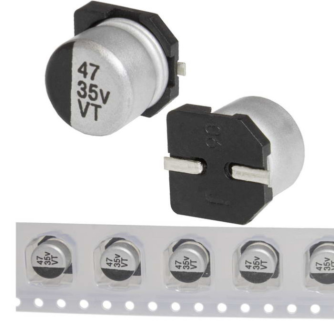 Конденсатор 47 uF 35 V 105C 6.3*5.4 VT