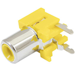 Разъем RCA RCA-103P  гн на плату (RS-105A)