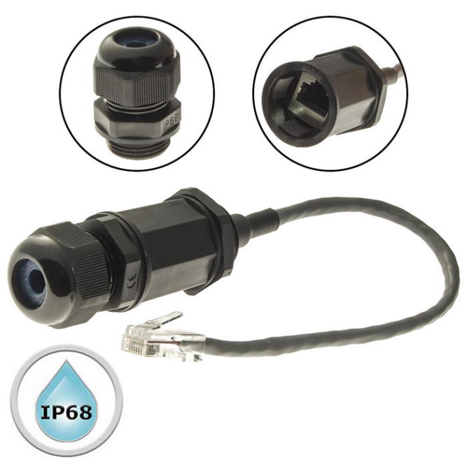 Разъем герметичный RJ45M22L25-5A