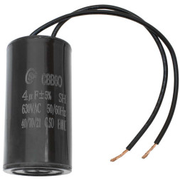 Конденсатор CBB60 4uF 630V WIRE (SAIFU)