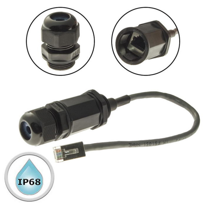 Разъем герметичный RJ45M22L25-5B