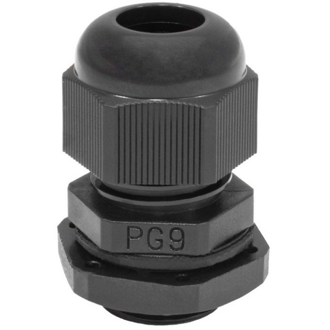 Кабельный ввод PG 9 (4-8) Черный