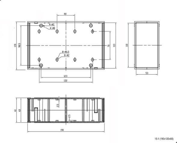 Корпус 15-1 (190x120x60)