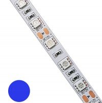 LED лента открытая, 10мм, IP23, SMD 5050, 60 LED/m, 12V, синий, 1 метр, LED-5
