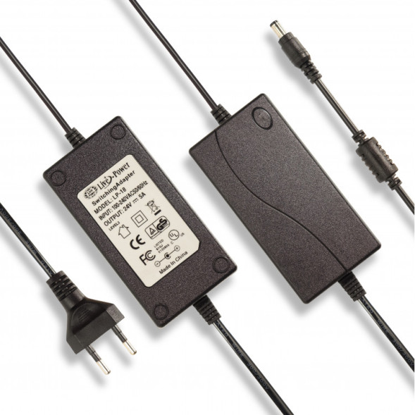 БПИ 24VDC 5A 2.5*5.5  LP-18