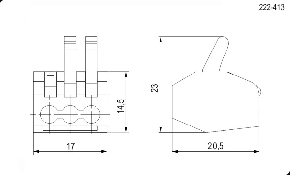 Клеммник (222-413)