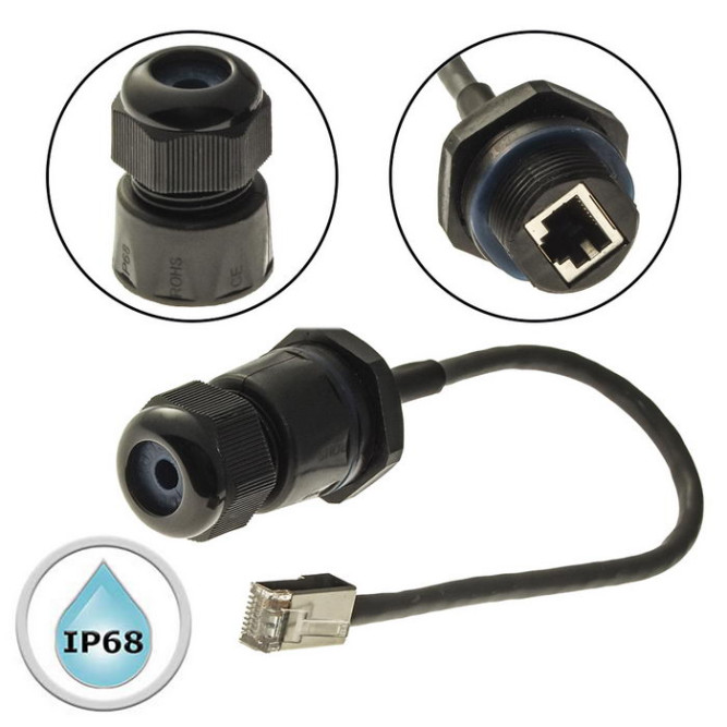 Разъем герметичный RJ45M25L25-5B