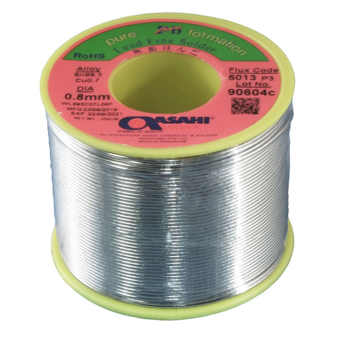 Припой Sn99.3/CU0.7 d1.0mm 250g ASAHI