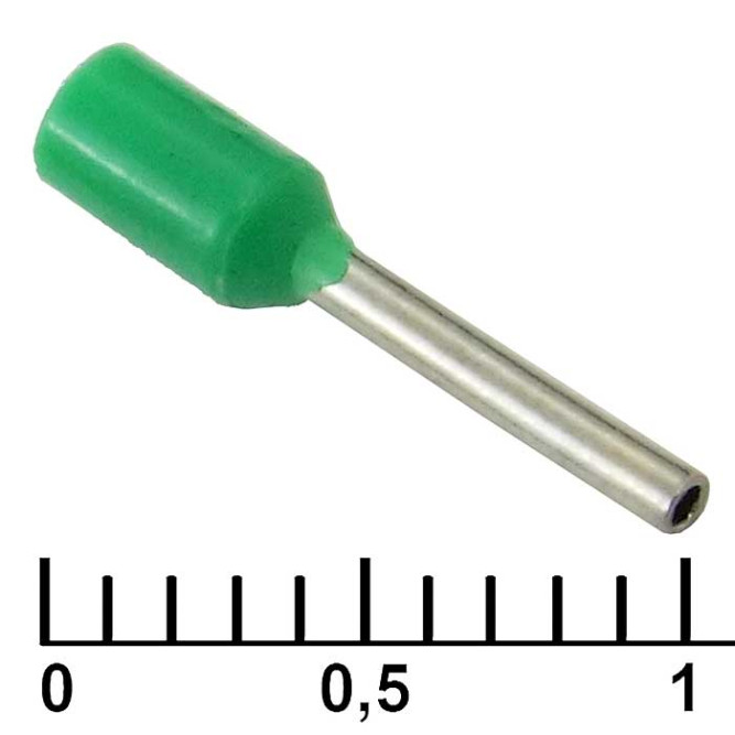 Кабельный наконечник DN00308 green (0.8x8mm)