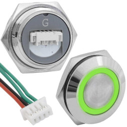 Кнопка антивандальная GQ19TF-4E/G/N off-(on)