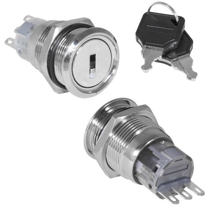 Кнопка антивандальная LAS1-AGQ-11Y/21/N on-on