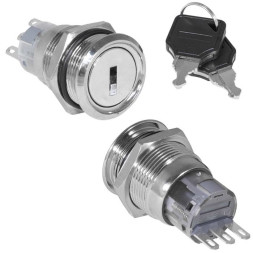 Кнопка антивандальная LAS1-AGQ-11Y/21/N on-on