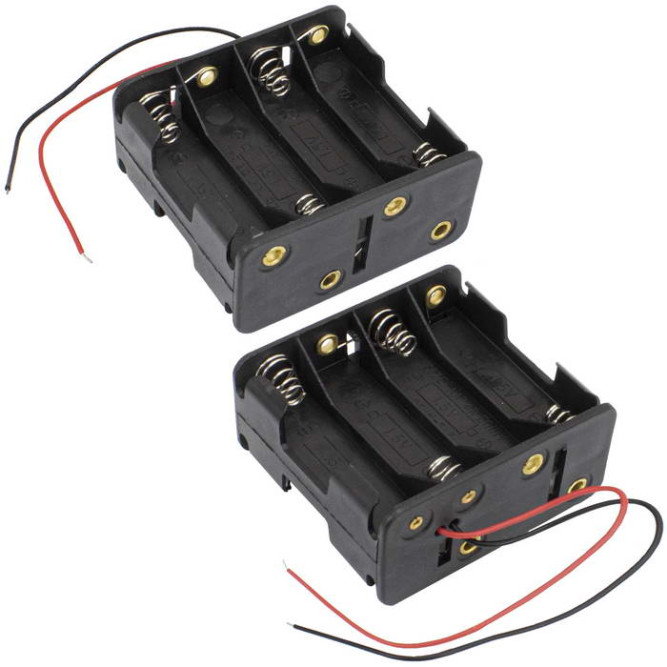 Батарейный отсек BH383 AA 4x1+4x1 (BH608)