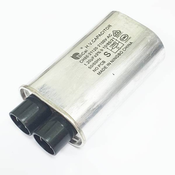 Конденсатор СВЧ печи CH85 1,2±3%мкФ, высоковольтный, 2100V