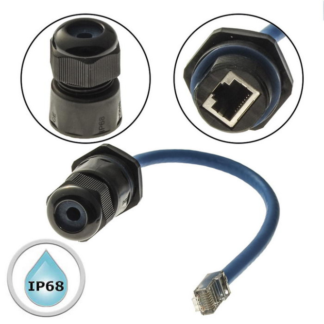 Разъем герметичный RJ45M25L25-6B