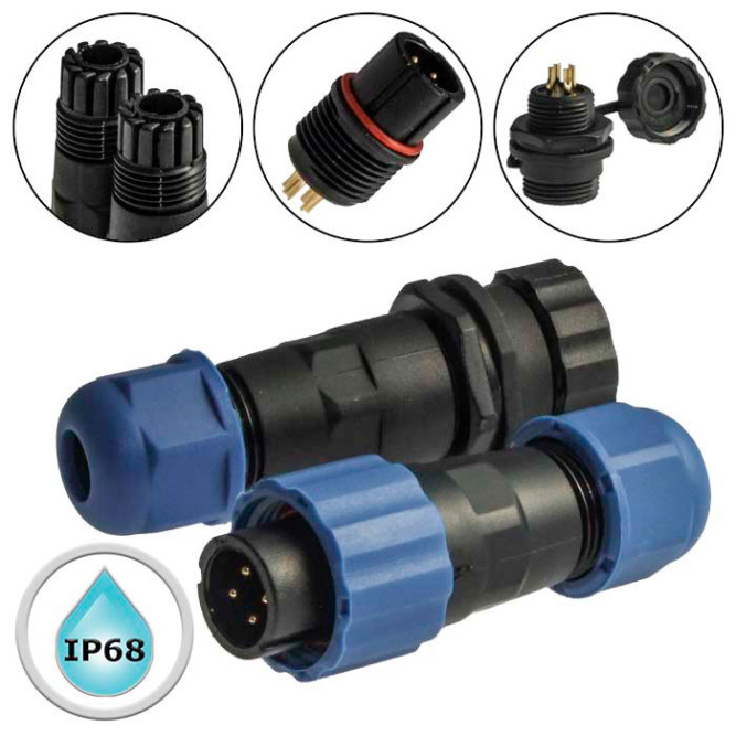 Разъем герметичный SZC13 4P-F-M