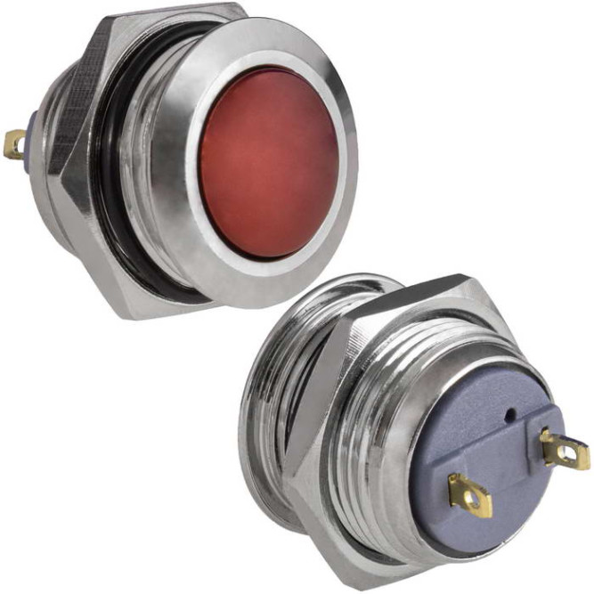 Кнопка антивандальная GQ16B-10/J/R/N off-(on)