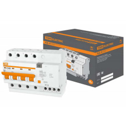 Автоматический выключатель АД-4 4Р C40 30мА 4.5кА тип АС