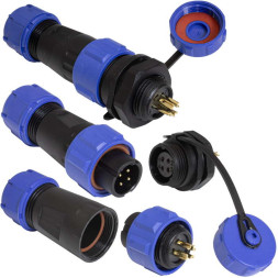 Разъем герметичный SZC13 4P-M-FB