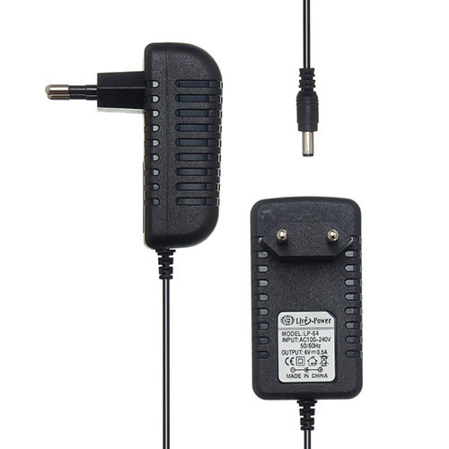 БПИ 6VDC 0.5A 2.5*5.5 LP-64