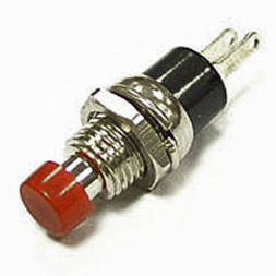 Кнопочный переключатель PBS-10C-2 on-(off) красный