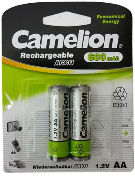 Аккумулятор R06 600 mAh Camelion Ni-Cd