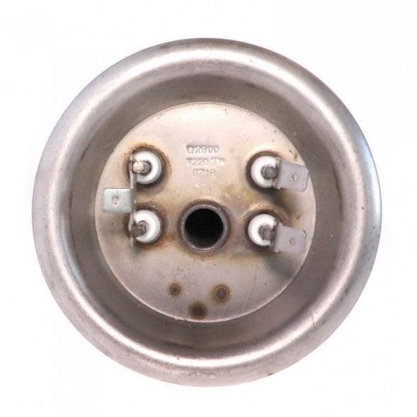 ТЭН RF 2500W(1500+1000), TW, нерж, Ø92, М6, клеммы под разъем, L300мм, трубка под термостат Ø10