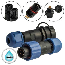 Разъем герметичный SZC13 6P-F-M