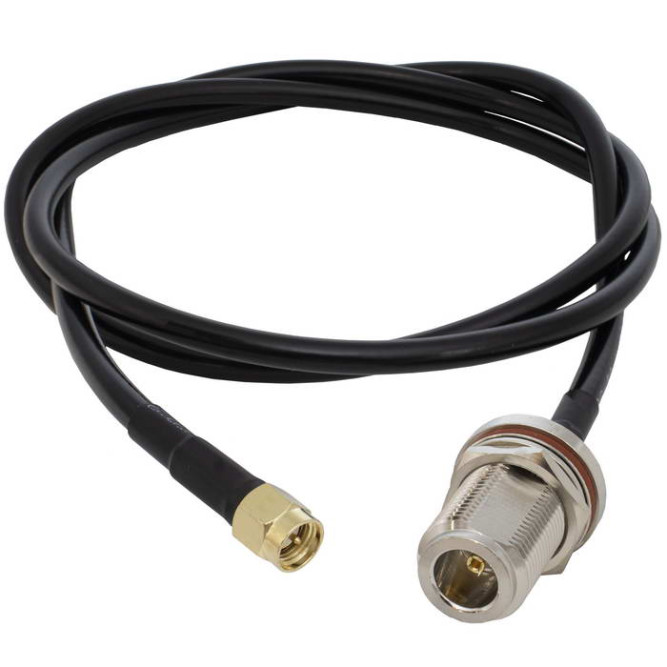 Разъем N-JB/SMA-P RG58 100cm