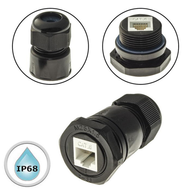 Разъем герметичный RJ45M25Z1-6A