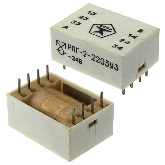 Реле РПГ2-2203     -24В