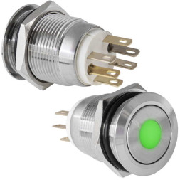 Кнопка антивандальная LAS1GQ-11D/G/N on-(off)+off-(on)