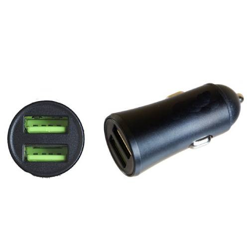 АЗУ MR61A Metal 5V/2.4A 2USB (Black) в коробочке