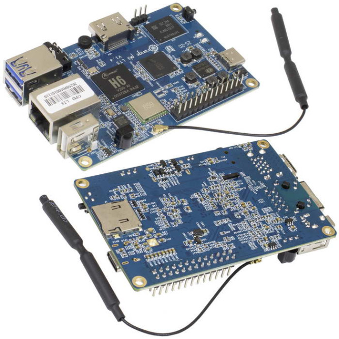 Модуль электронный Orange Pi 3 LTS