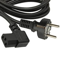 Сетевой шнур SCZ Прям.-угл. 3м. 3х0.75