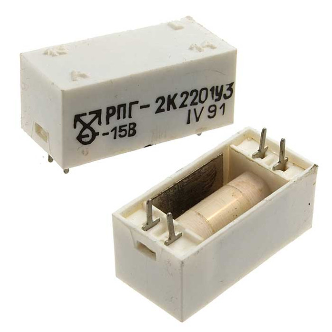 Реле РПГ2К-2201    -15В