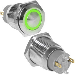 Кнопка антивандальная GQ16B-10ZE/J/G/N off-on