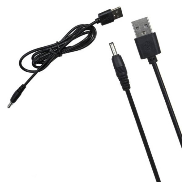 Шнур-адаптер D09 USB A - DC 1.35x3.5мм 1 метр