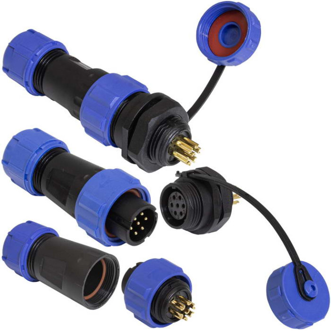 Разъем герметичный SZC13 7P-M-FB