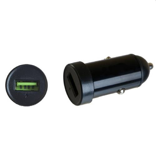 АЗУ MR52A Metal 12-24V 5V/2.1A 1USB (Black) в коробочке