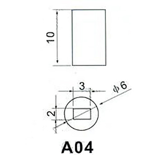 Колпачок для кнопок A04 Red