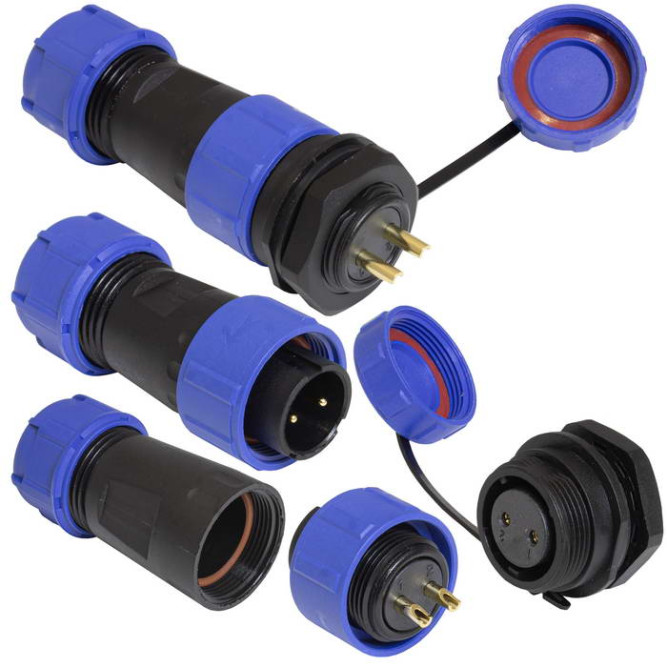 Разъем герметичный SZC16 2P-M-FB