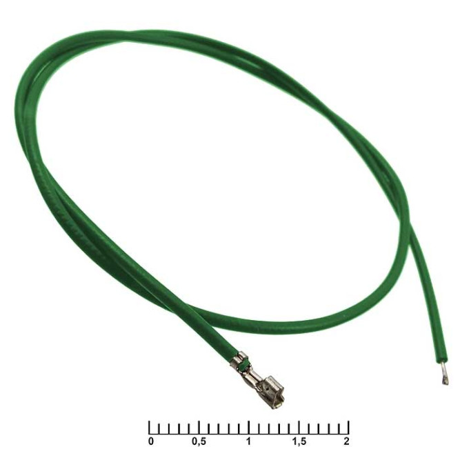 Разъем HB 2,00 mm AWG26 0,3m green