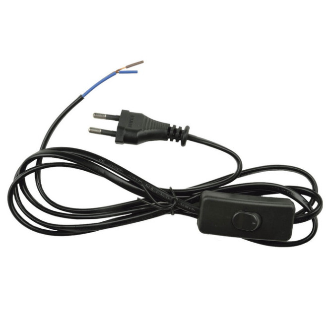 Сетевой шнур Y010/CEE7/16 1.8m 2x0.75BR switch-1