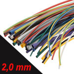 Термоусадка. 2.0 мм/черная/1 метр