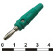 Штекер 10-0074 зеленый