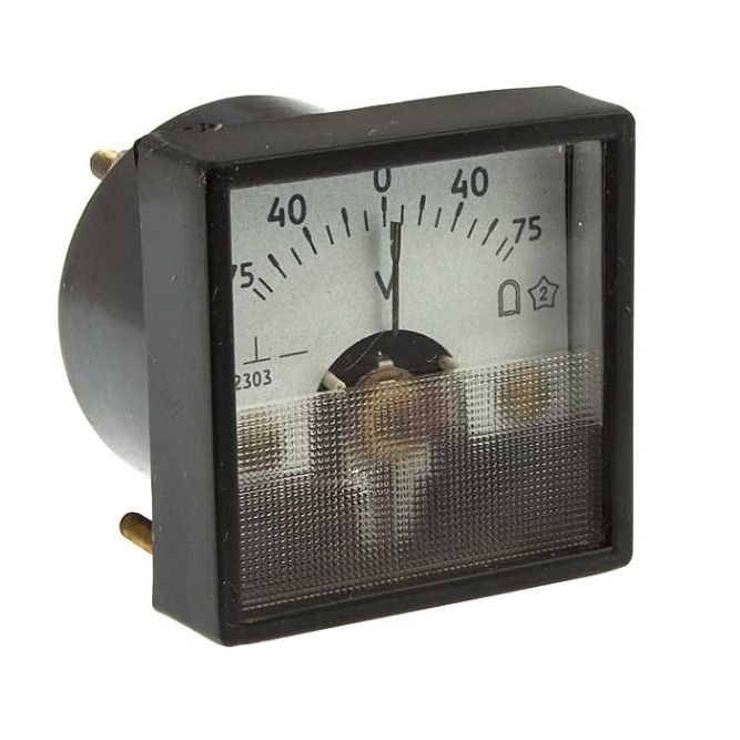 Прибор щитовой М42303 75-0-75В